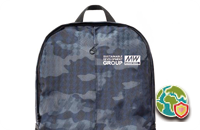 蓝色迷彩双肩背包 